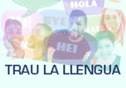 Joves amb paraules en diferents llengües